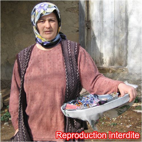 Portrait d'une femme Turque prise dans un petit village