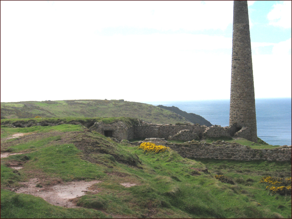 vestiges de mines d'étain