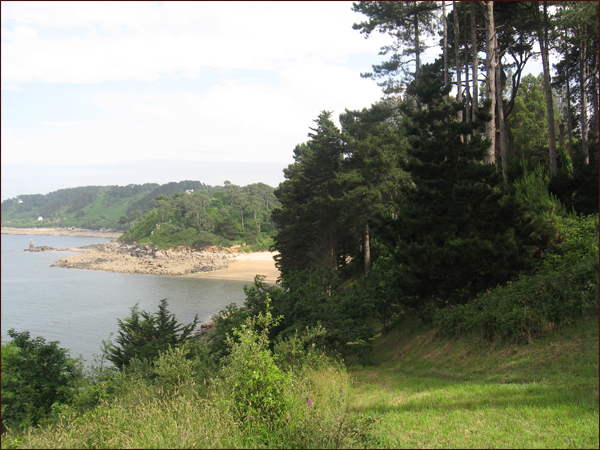 vue sur la plage " kiriou"