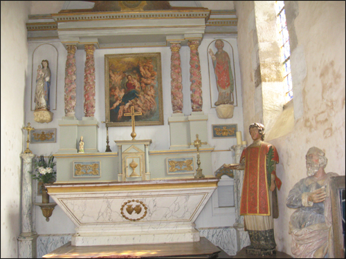 intérieur de la chapelle