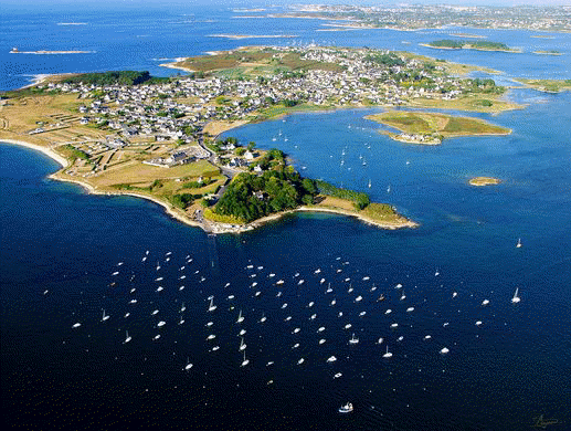 Ile-Grande ( vue du ciel 